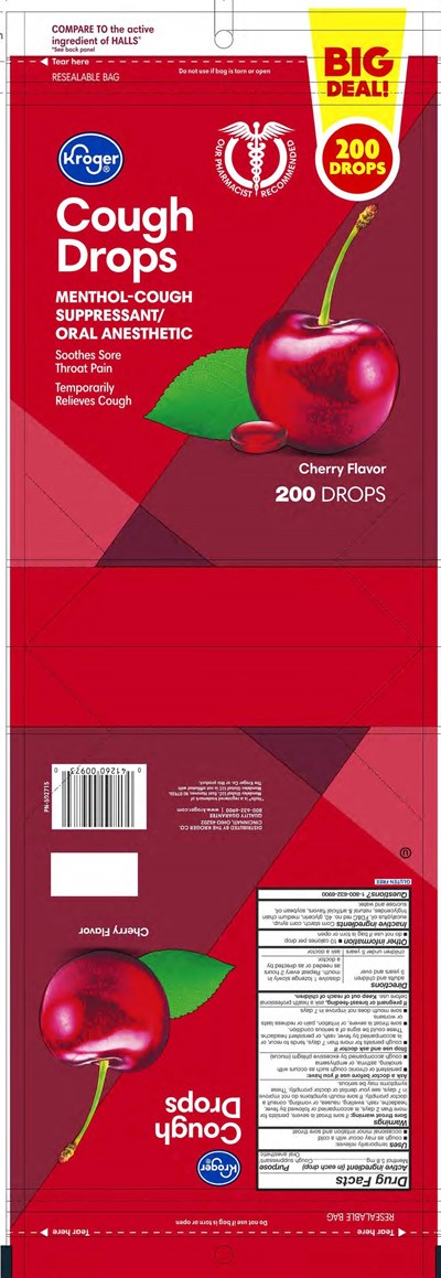 Product Images Kroger Cherry Cough Drops Photos Packaging Labels And Appearance